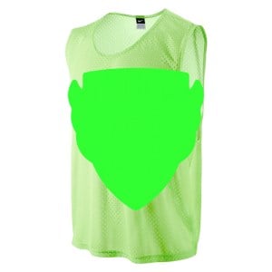 Nike Team Scrimmage Swoosh Bib - Action Green/Black