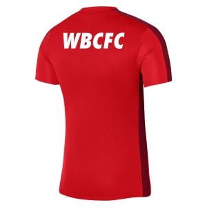 Nike Academy 23 Short Sleeve Training Top - University Red/Gym Red/White