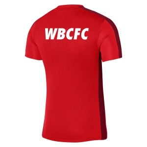 Nike Academy 23 Short Sleeve Training Top - University Red/Gym Red/White