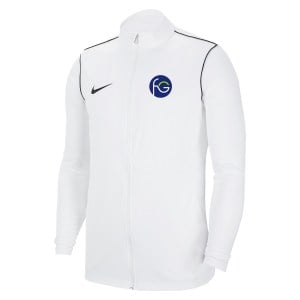 Nike Dri-FIT Park 20 Knitted Track Jacket - White/Black/Black