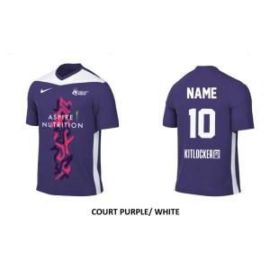 Nike Park Derby IV Dri-FIT Short Sleeve Shirt - Court Purple/White/White