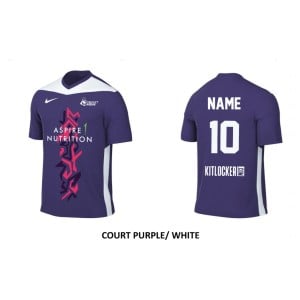 Nike Park Derby IV Dri-FIT Short Sleeve Shirt - Court Purple/White/White
