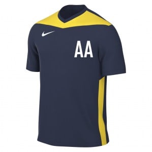 Nike Park Derby IV Dri-FIT Short Sleeve Shirt - Midnight Navy/Tour Yellow/White