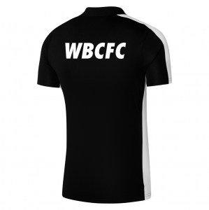 Nike Dri-Fit Academy 23 Polo - Black/White/White