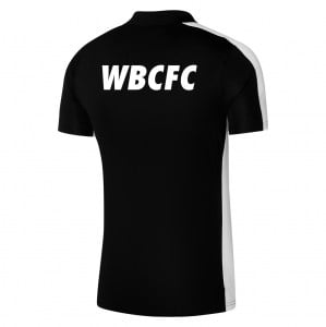 Nike Dri-Fit Academy 23 Polo - Black/White/White