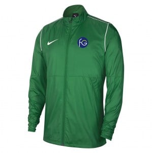 Nike Park 20 Repel Rain Jacket - Pine Green/White/White