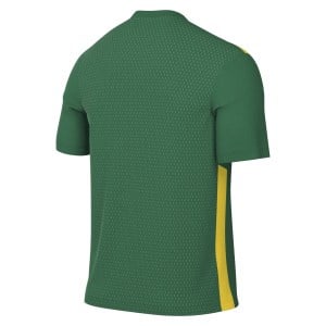Nike Park Derby IV Dri-FIT Short Sleeve Shirt - Pine Green/Tour Yellow/White