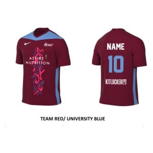 Nike Park Derby IV Dri-FIT Short Sleeve Shirt - Team Red/University Blue/White