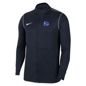 Nike Dri-FIT Park 20 Knitted Track Jacket - Obsidian/White/White