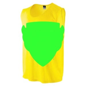 Nike Team Scrimmage Swoosh Bib - Chrome Yellow/Black