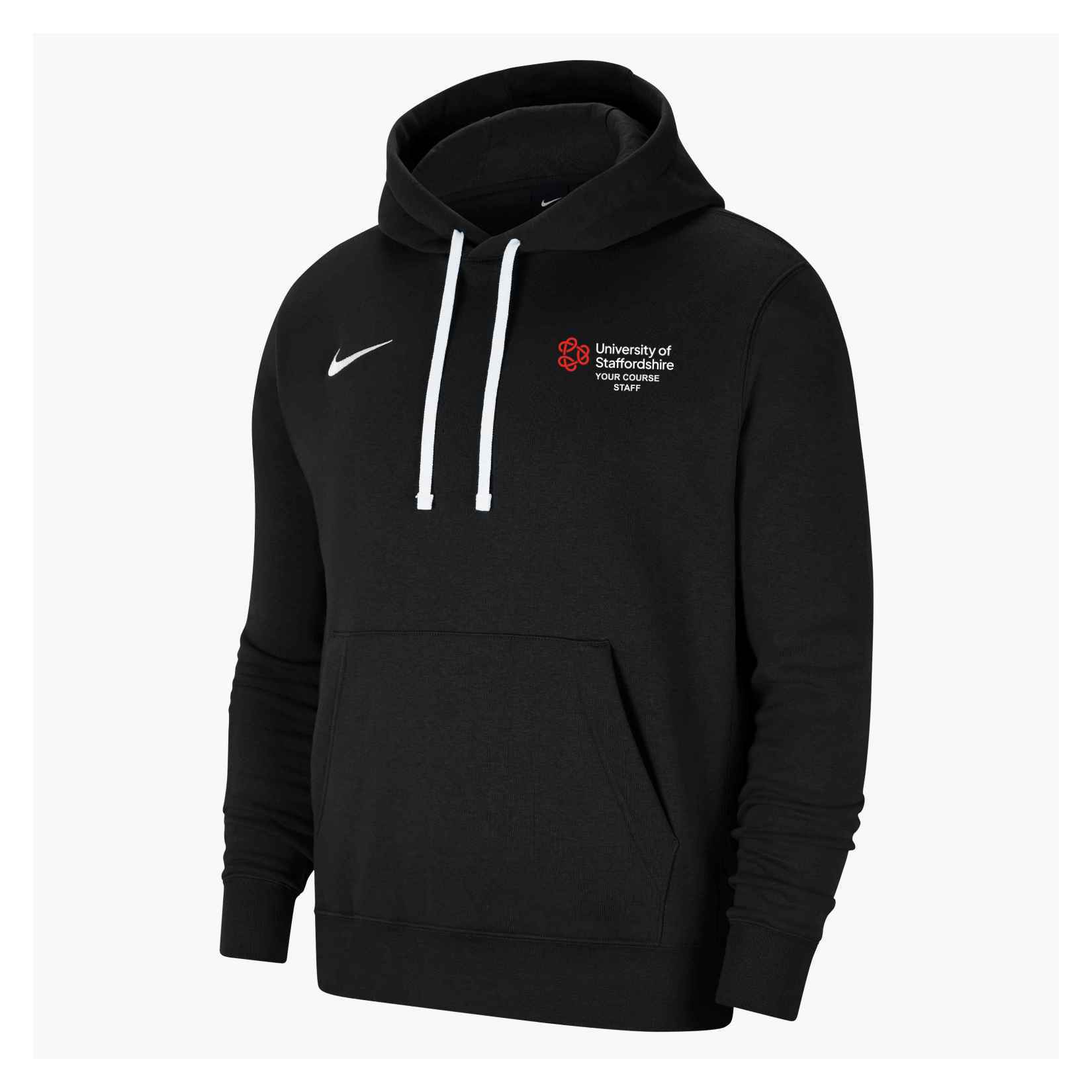 Nike Team Club 20 Fleece Hoodie (M) - Black/White/White
