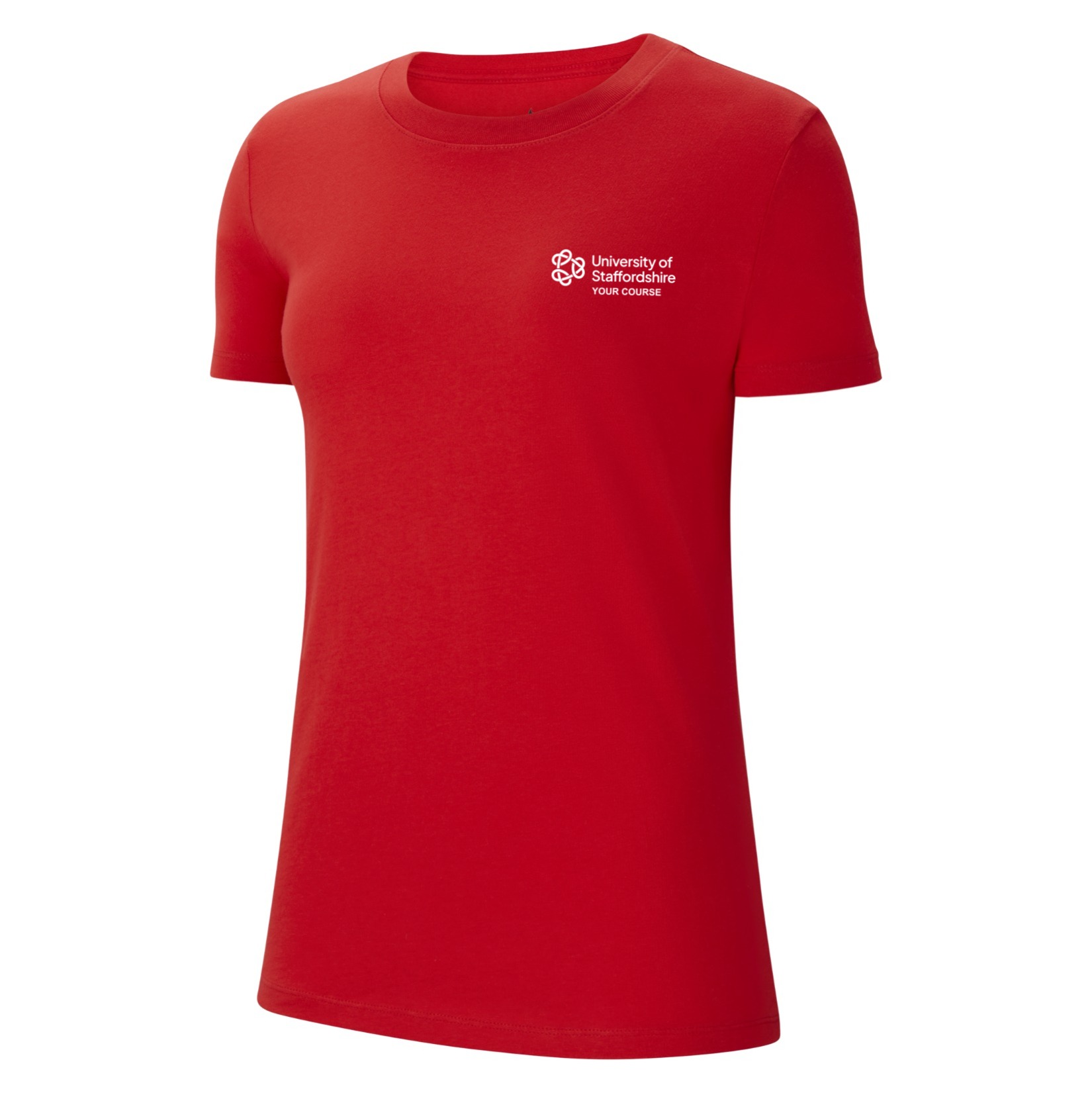 Nike Team Club 20 Cotton T-Shirt (W) - University Red/White