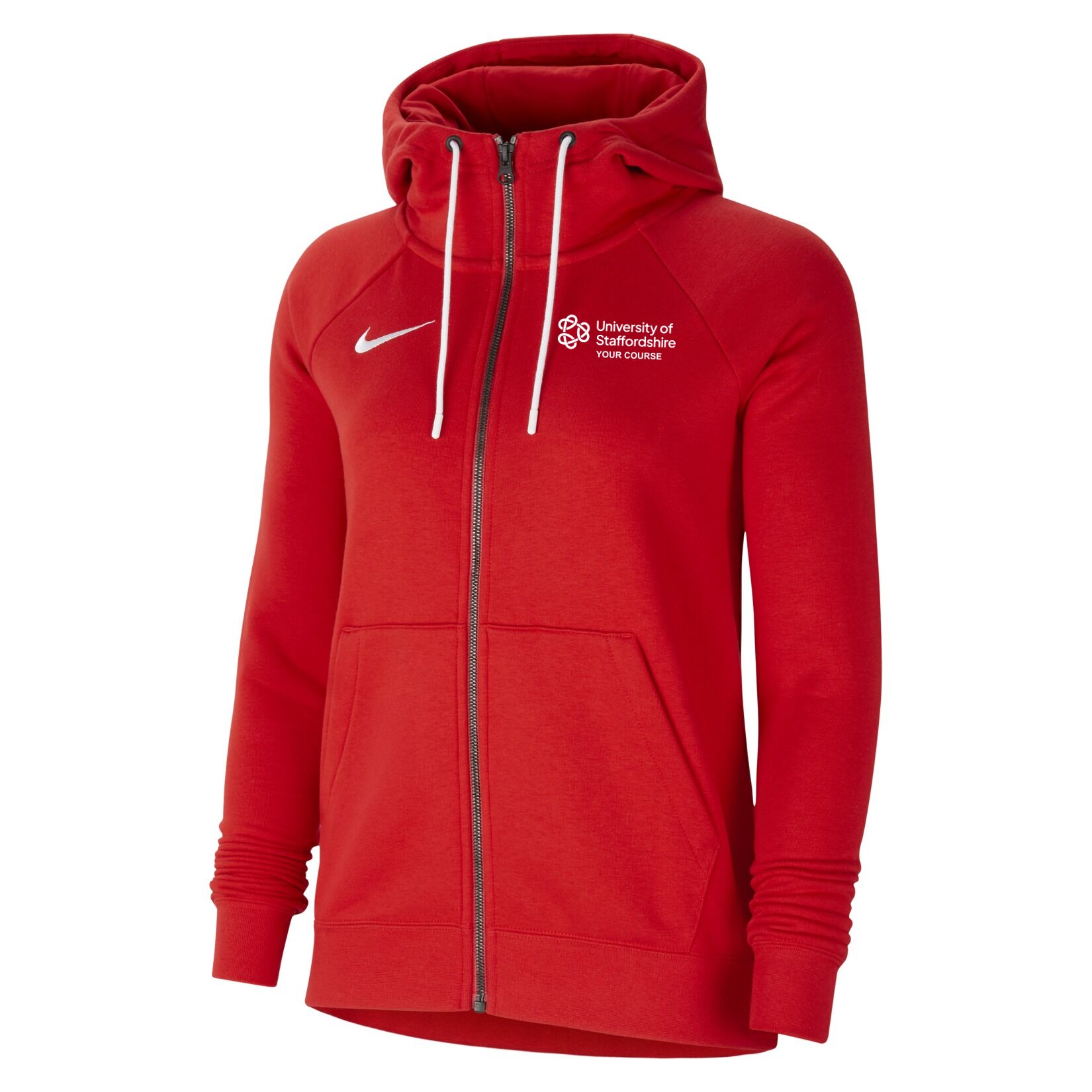 Nike Team Club 20 Full-Zip Hoodie (W) - University Red/White/White