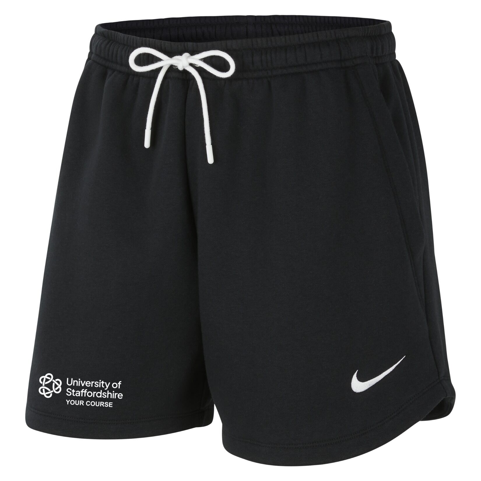 Nike Team Club 20 Fleece Shorts (W) - Black/White/White