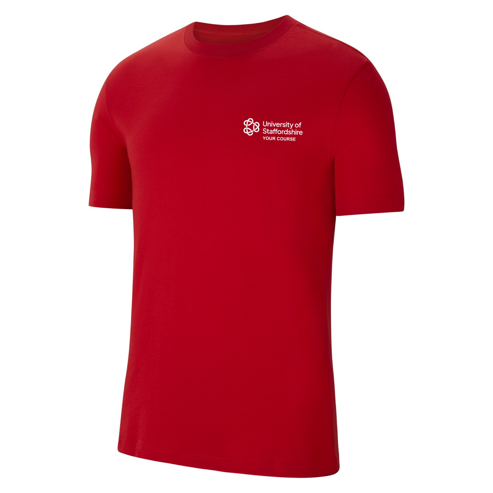 Nike Team Club 20 Cotton T-Shirt (M) - University Red/White