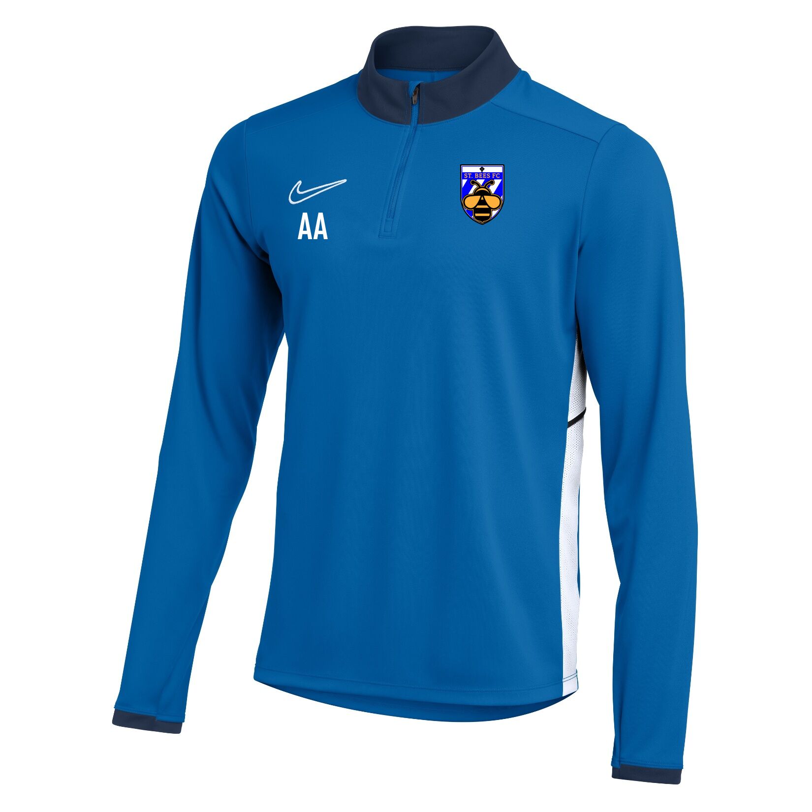 Nike Dri-FIT Academy 25 Drill Top - Royal Blue/Obsidian/White