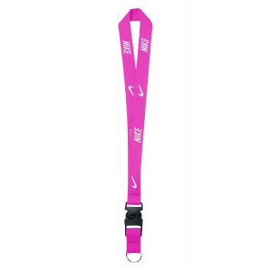 Nike Lanyard Hyper Pink-White