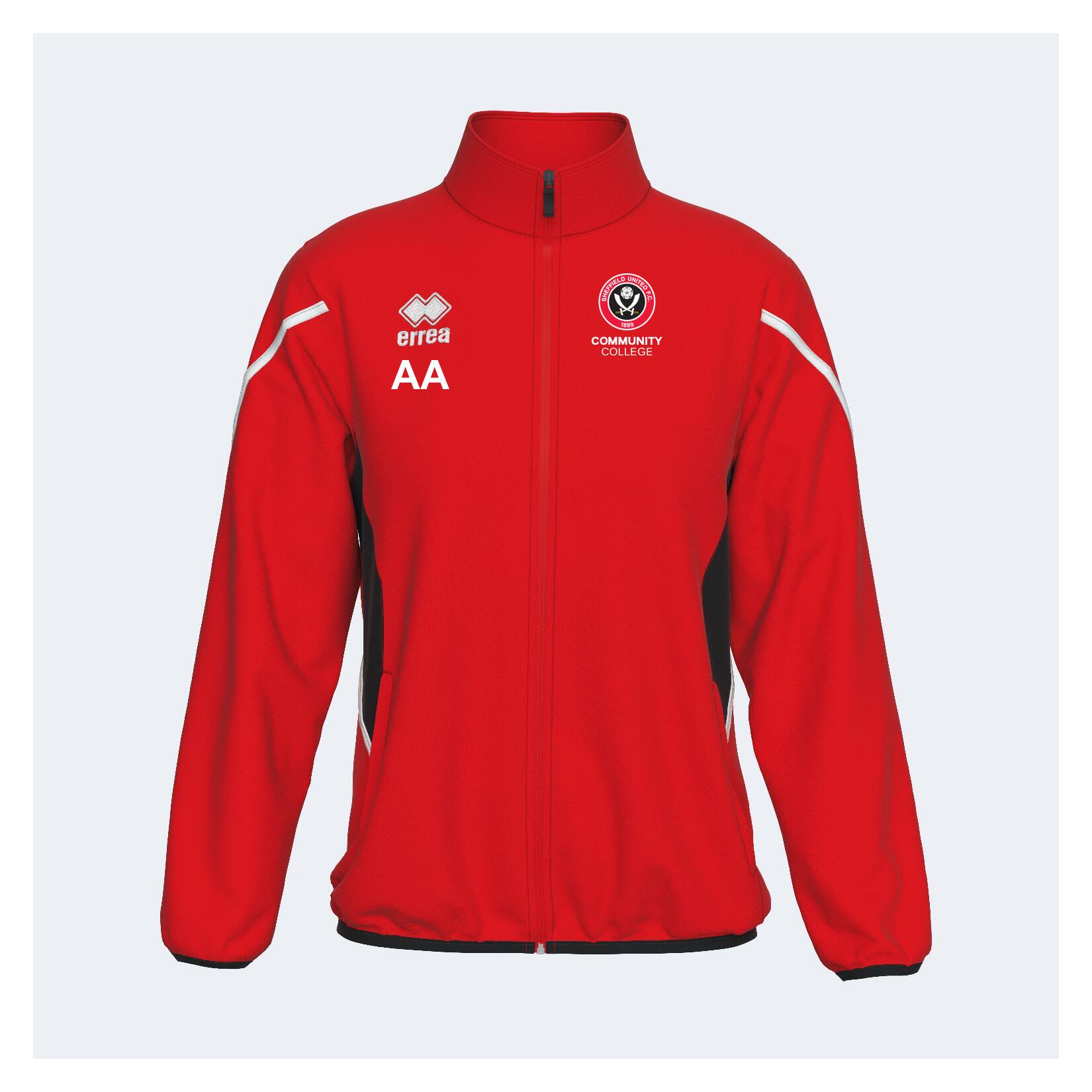 Errea Christine Full Zip Track Jacket - red/black/white