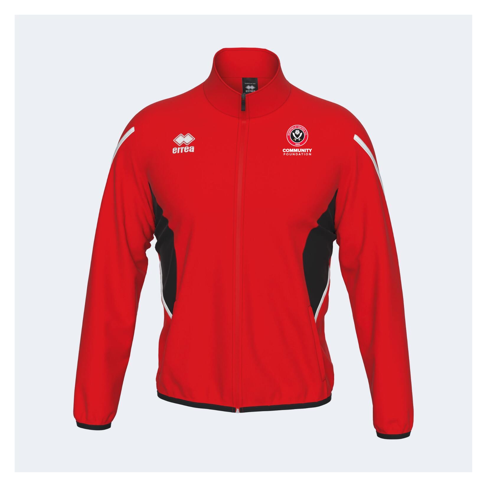 Errea Christopher Full Zip Track Jacket - red/black/white