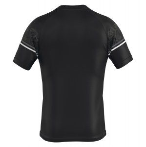 Errea DIAMANTIS SHORT SLEEVE SHIRT Black-Anthracite-White