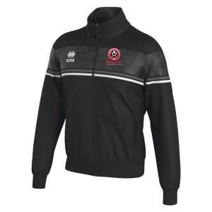 Errea Donovan Tracksuit Jacket (M) Black-Anthracite-White