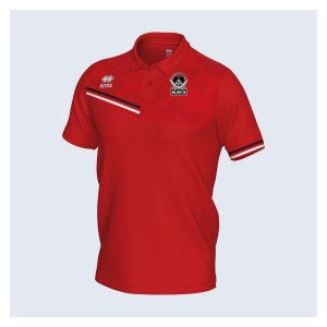 Errea Emir Polo Shirt - Red/Black/White