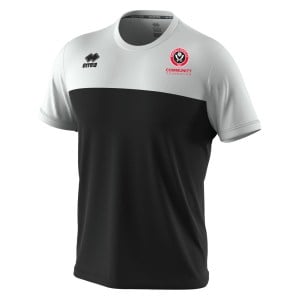 Errea Brandon Short Sleeve Shirt - Black/White