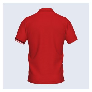 Errea Emir Polo Shirt - Red/Black/White