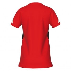 Errea Corinne Short Sleeve Jersey (W) - RED/BLACK/WHITE