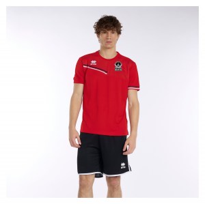 Errea Evan Jersey/Shirt - Red/Black/White