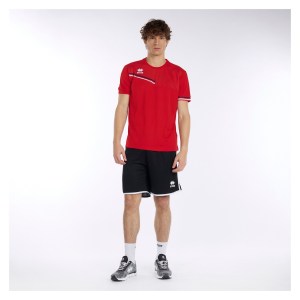 Errea Evan Jersey/Shirt - Red/Black/White