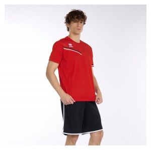 Errea Evan Jersey/Shirt - Red/Black/White