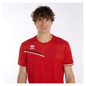 Errea Evan Jersey/Shirt - Red/Black/White