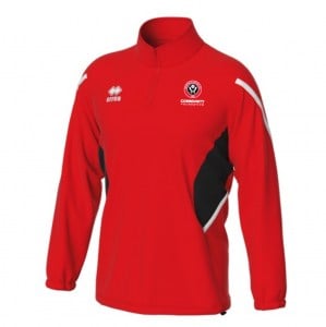 Errea Charles 1/4 Zip Training Top - Red/Black/White