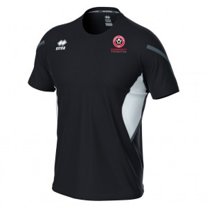 Errea Curtis Short Sleeve Jersey - BLACK/WHITE/ANTHRACITE
