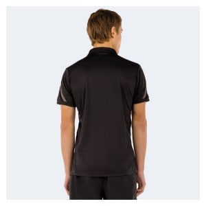 Errea Clark Mens Polo - black/white/anthracite