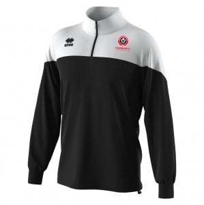 Errea Blake 1/4 Zip Drill Top - Black/White