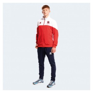 Errea Buddy Tracksuit Jacket - Red/White