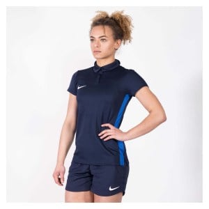 Nike Womens Academy 18 Performance Polo (w) Obsidian-Royal Blue-White