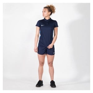 Nike Womens Academy 18 Performance Polo (w) Obsidian-Royal Blue-White