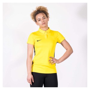 Nike Womens Academy 18 Performance Polo (w) Tour Yellow-Anthracite-Black