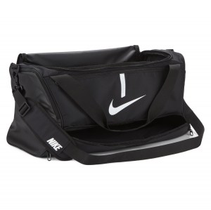 Nike Academy Team Duffel Bag (Medium) Black-Black-White