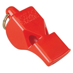 Precision Fox 40 Classic Official Whistle And Wrist-lanyard Red
