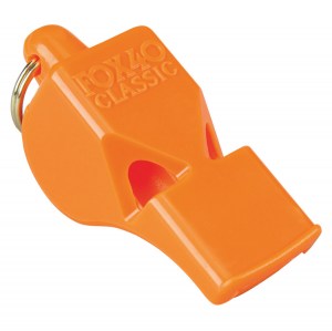 Precision Fox 40 Classic Official Whistle And Wrist-lanyard Orange