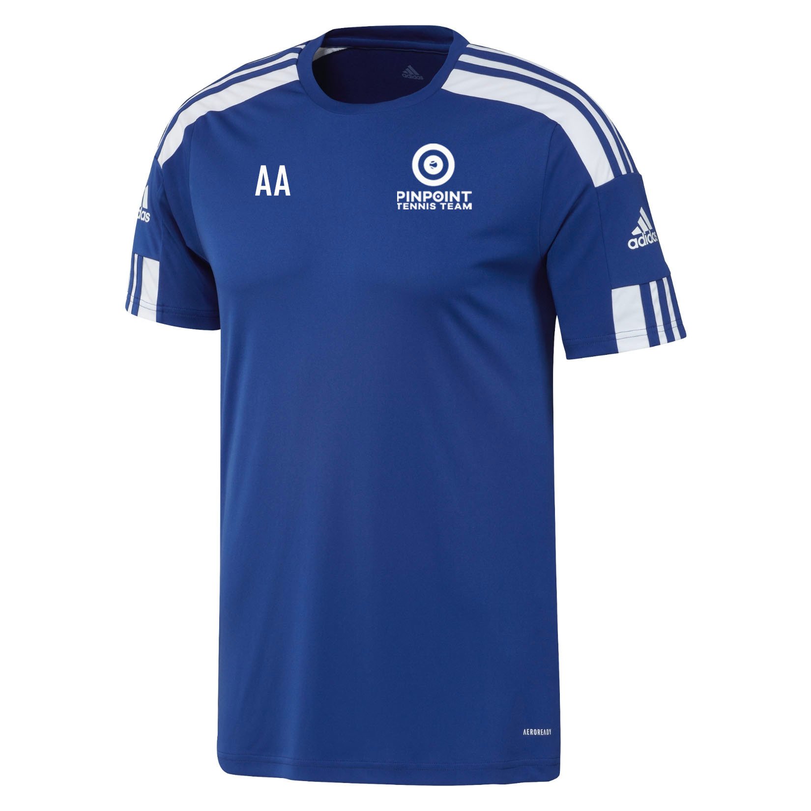 adidas Squadra 21 Short Sleeve Shirt (M) Team Royal Blue-White