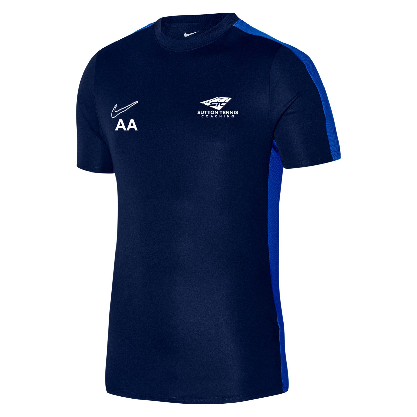 Nike Academy 23 Short Sleeve Training Top - Obsidian/Royal Blue/White