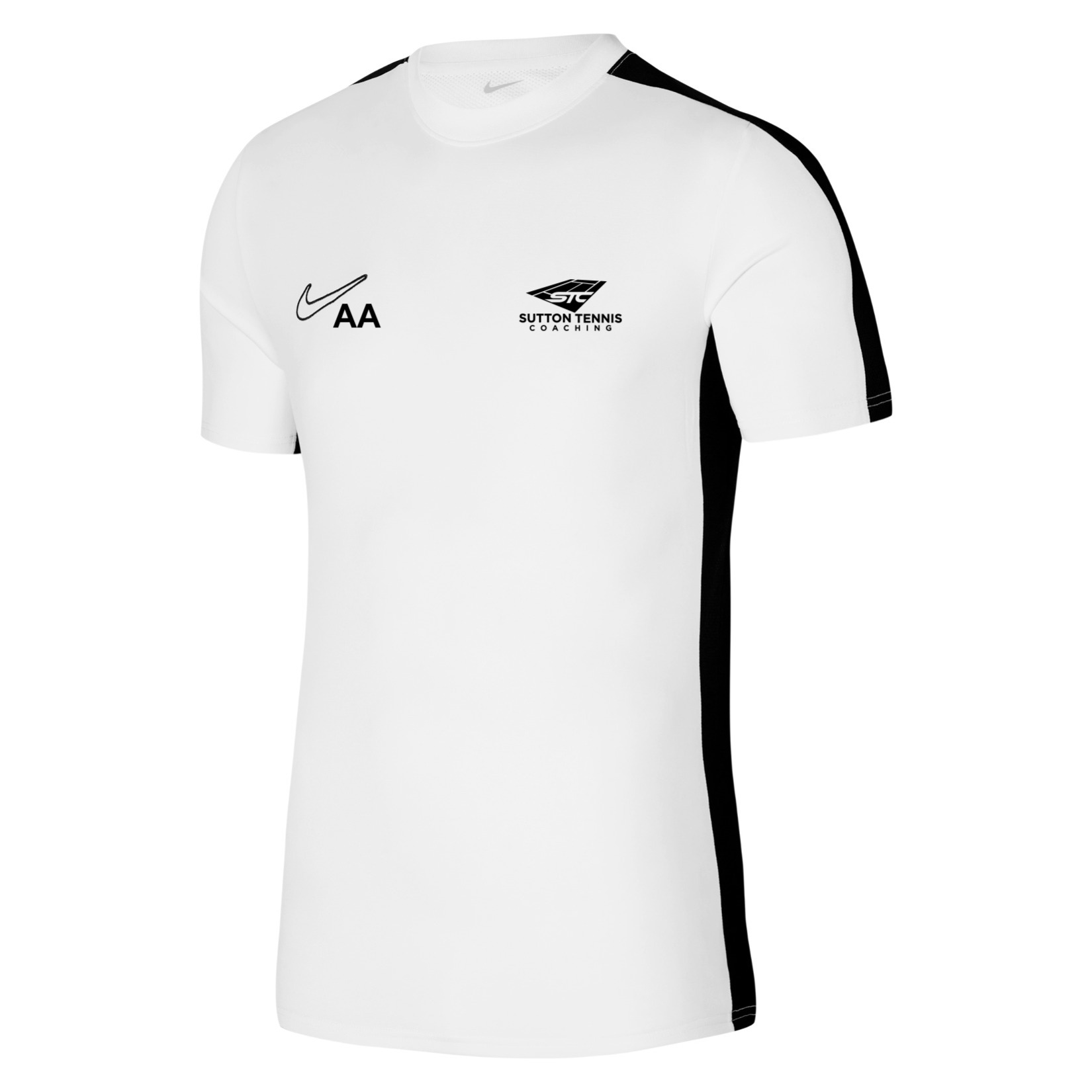 Nike Academy 23 Short Sleeve Training Top - White/Black/Black
