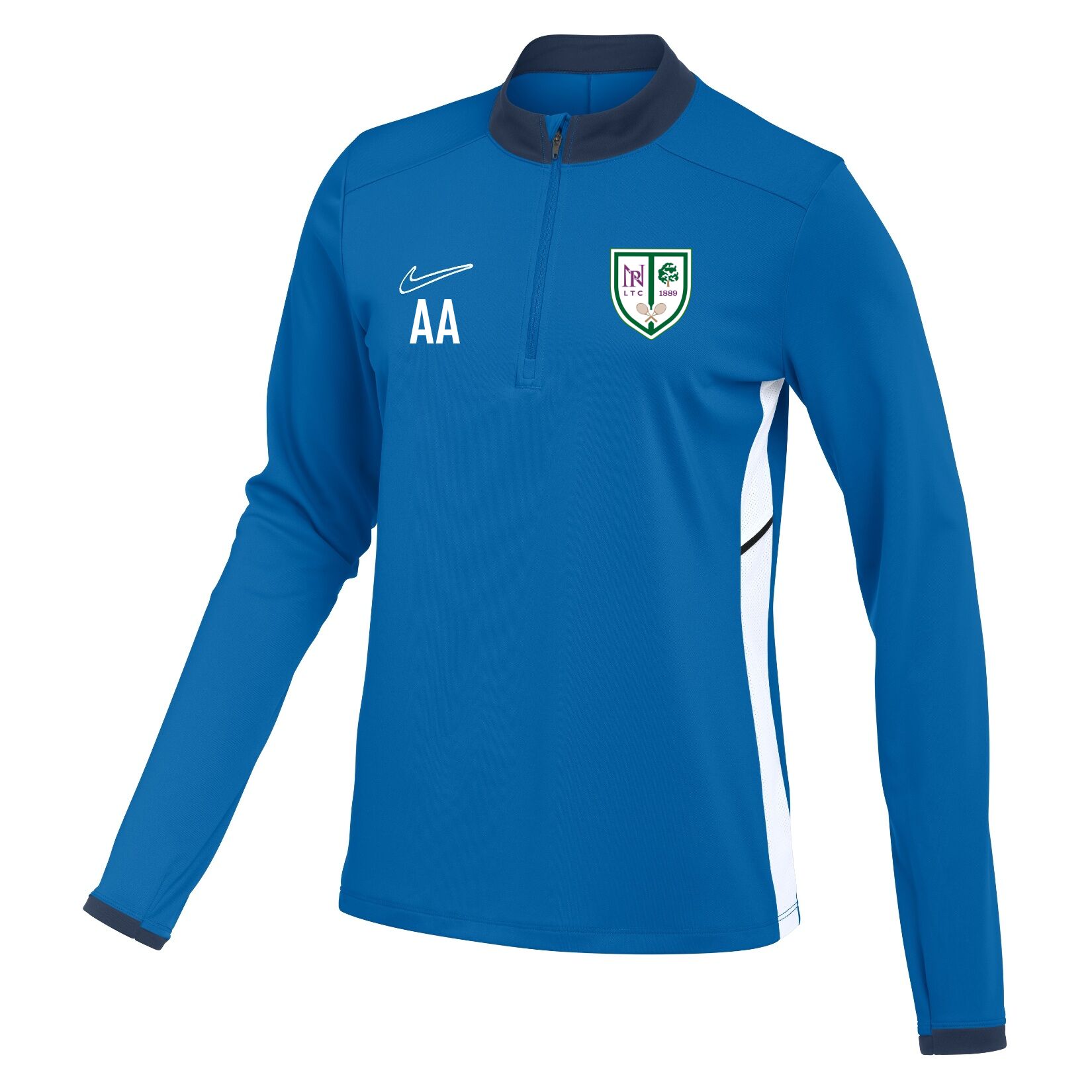 Nike Dri-FIT Academy 25 Drill Top (W) - Royal Blue/Obsidian/White