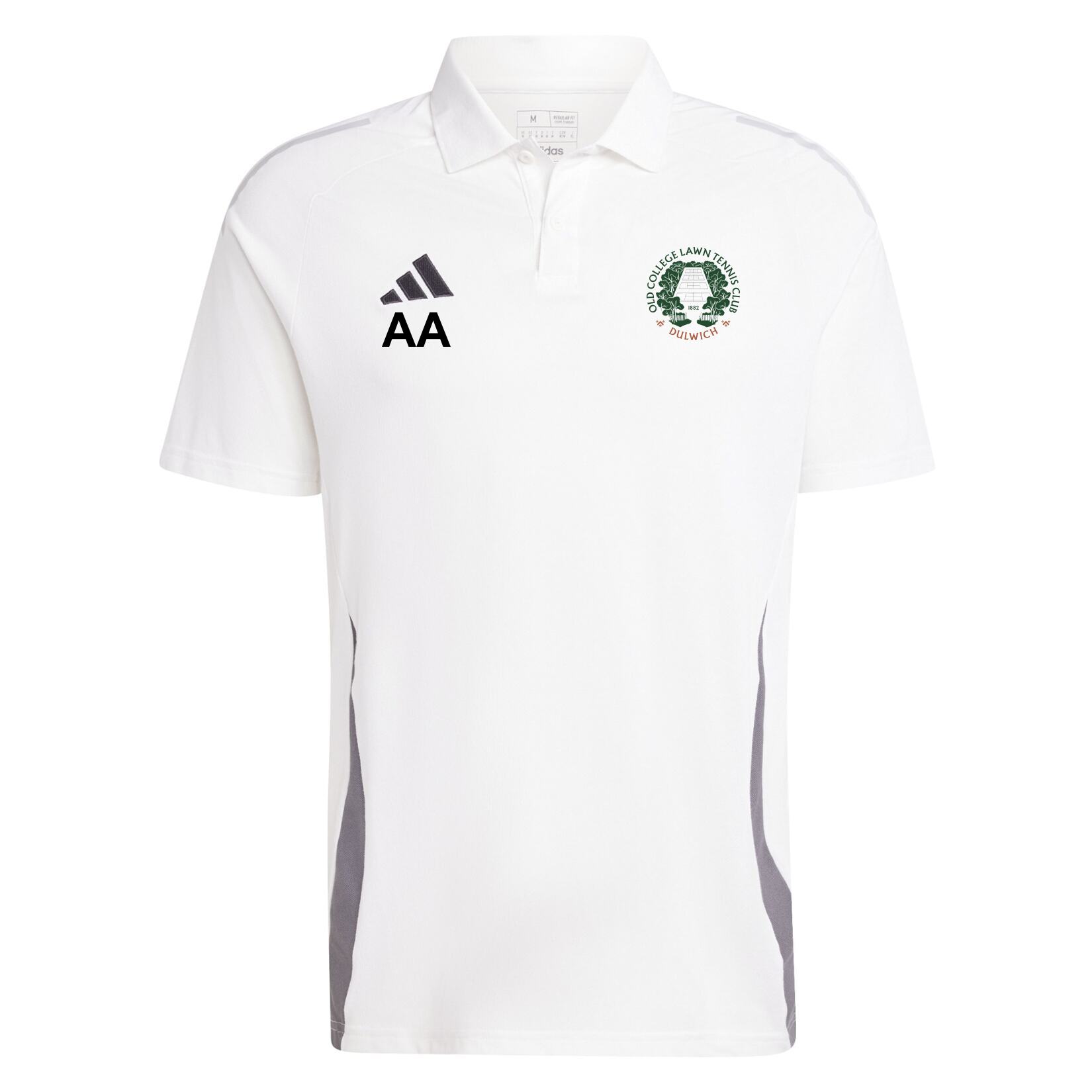 adidas Tiro 24 Competition Polo Shirt - White/Team light grey/Black