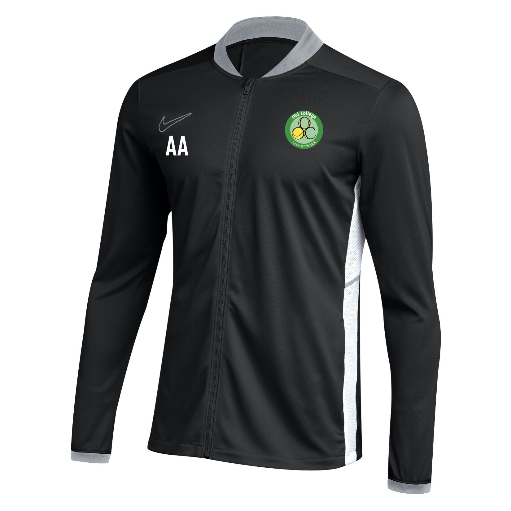 Nike Dri-FIT Academy 25 Knit Track Jacket - Black/White/White